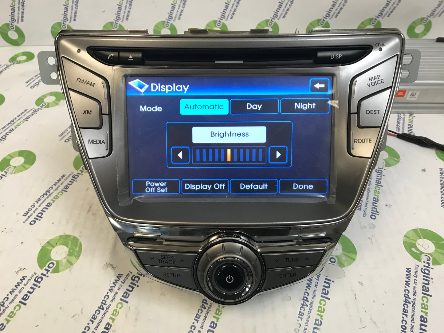 Refurbished 2011 2012 HYUNDAI Elantra Factory (OEM) Navigation XM Radio MP3 and CD Player