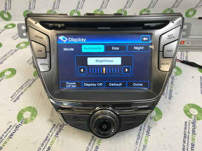 Refurbished 2011 2012 HYUNDAI Elantra Factory (OEM) Navigation XM Radio MP3 and CD Player