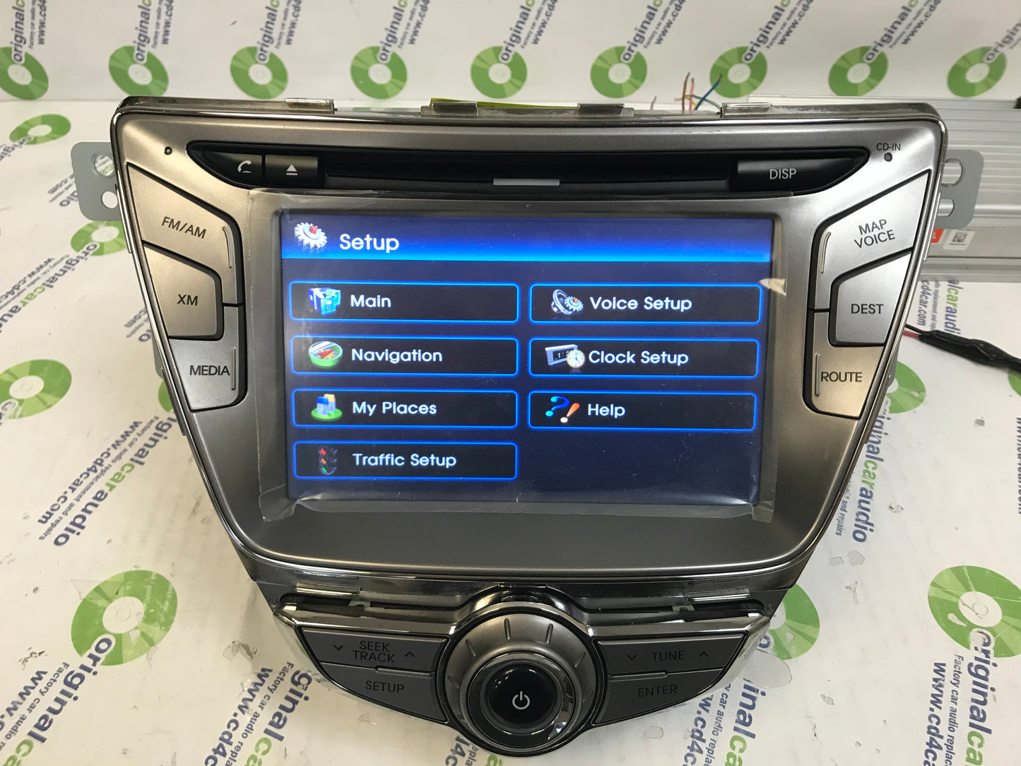 Refurbished 2011 2012 HYUNDAI Elantra Factory (OEM) Navigation XM Radio MP3 and CD Player