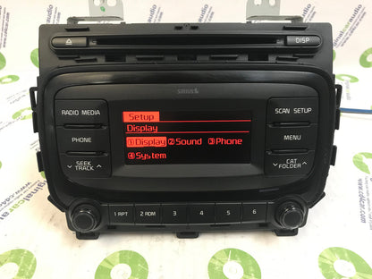 Refurbished 2017 - 2018 Kia Forte5 OEM AM FM SAT Radio CD Player Receiver NO CHROME