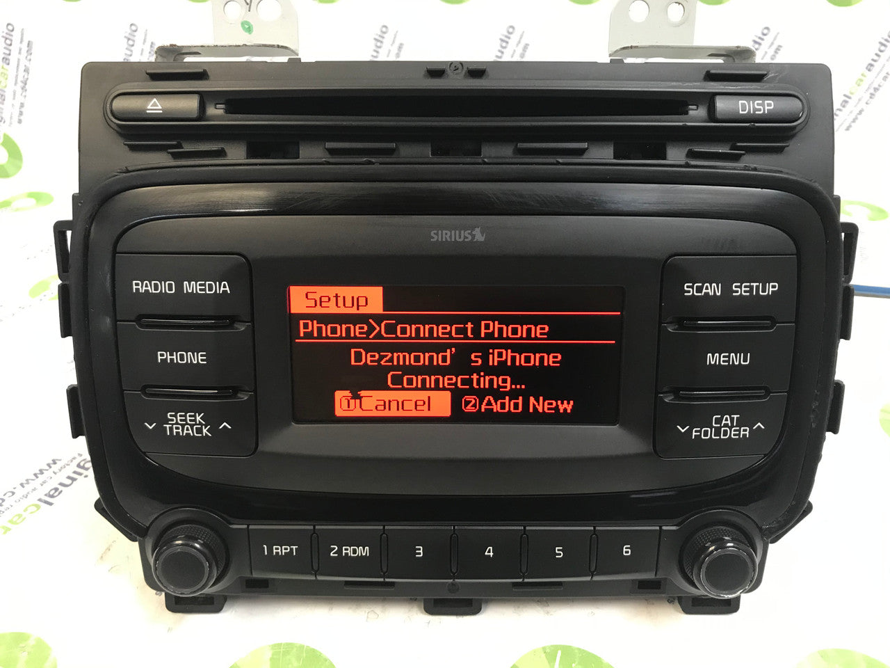 2017 - 2018 Kia Forte5 OEM AM FM SAT Radio CD Player Receiver NO CHROME