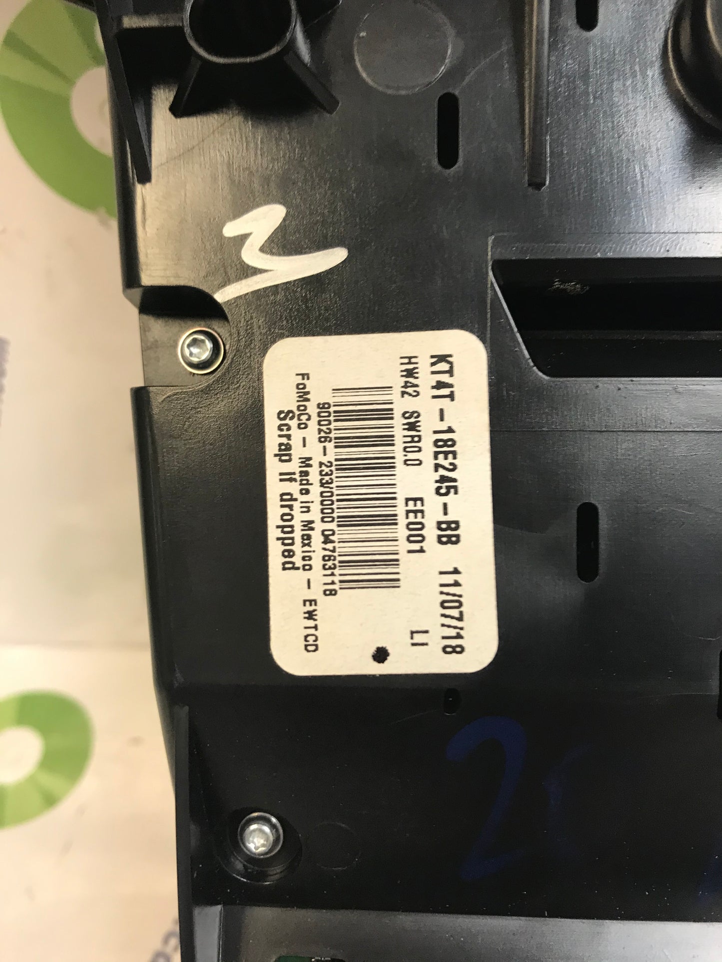 2019 - 2020 Ford Edge OEM Radio Climate Control Bezel