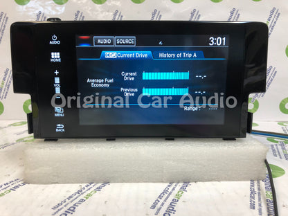Blemished 2016 - 2018 Honda Civic OEM Navigation Touch Screen Factory Radio Display Screen