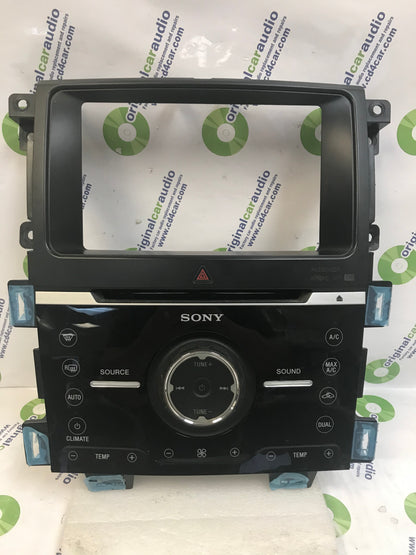 2011 - 2013 Ford Edge OEM Sony AM FM Radio CD Player Climate Control Panel Bezel Only