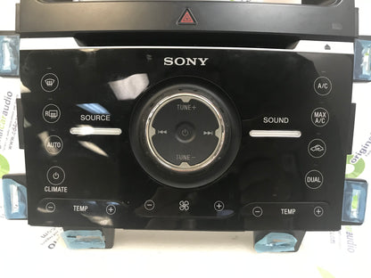 2011 - 2013 Ford Edge OEM Sony AM FM Radio CD Player Climate Control Panel Bezel Only