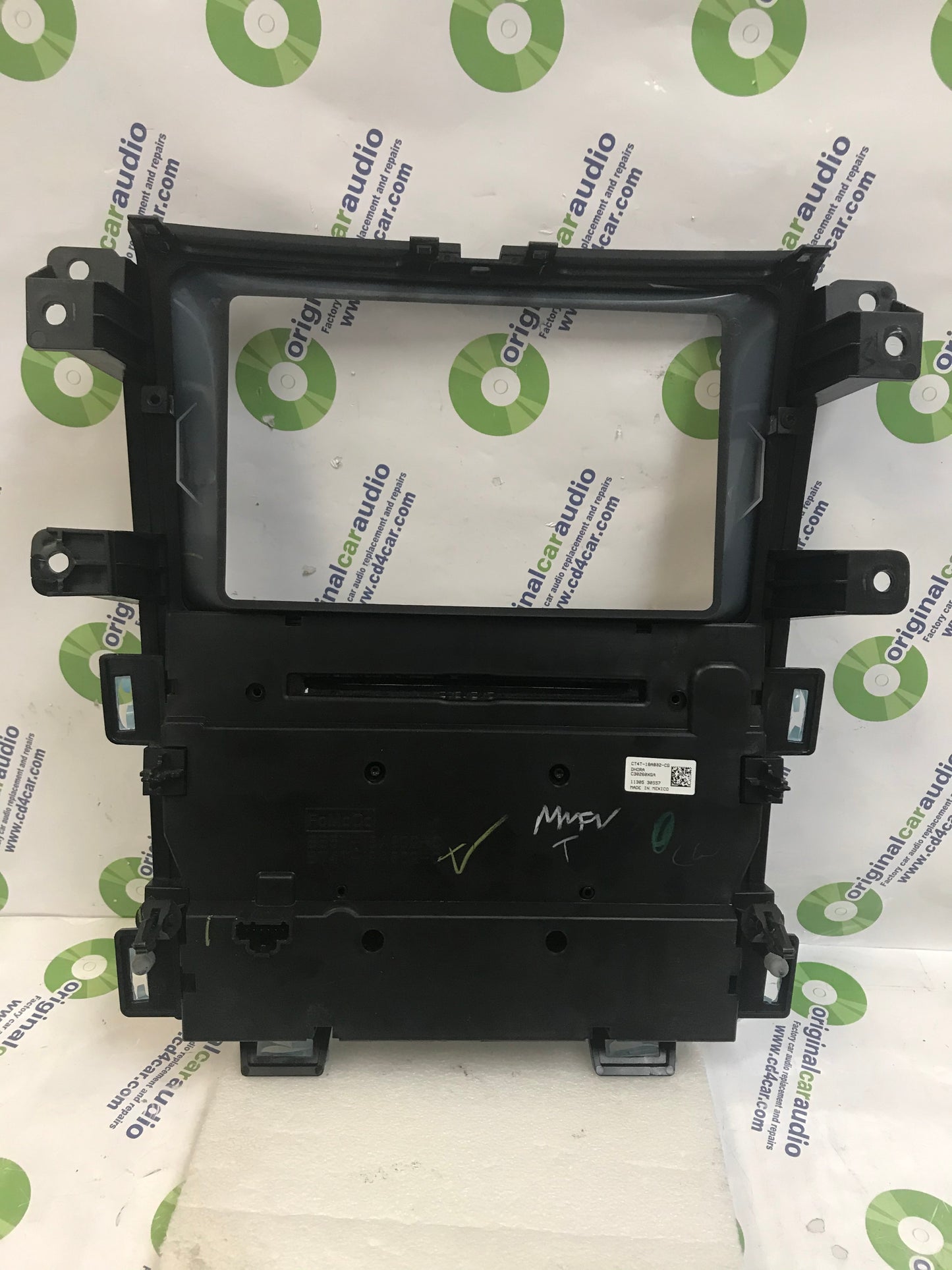 2011 - 2013 Ford Edge OEM Sony AM FM Radio CD Player Climate Control Panel Bezel Only