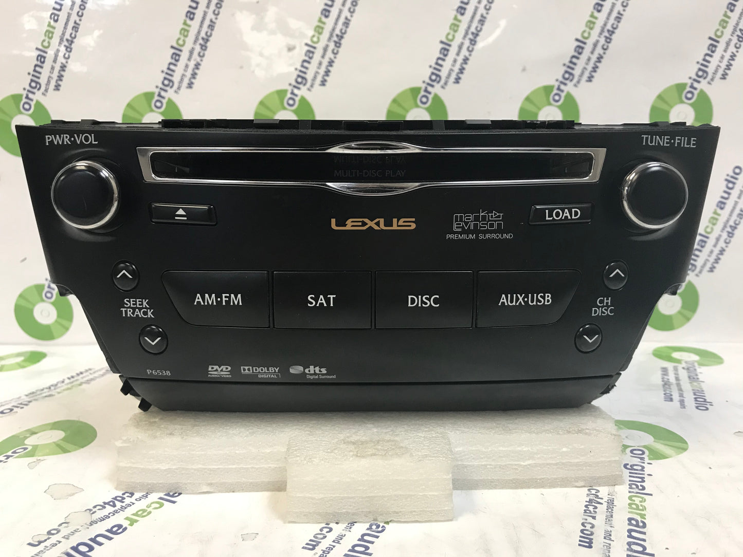 Refurbished 2010 - 2012 LEXUS IS-F OEM Mark Levinson AM FM Radio CD Player Receiver P6538