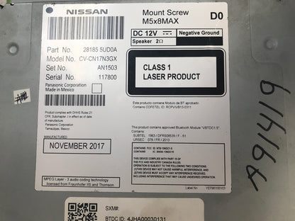 2018 - 2019 Nissan Sentra OEM AM FM Radio CD Player Media Receiver