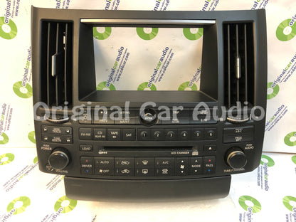 2003 - 2006 Infiniti FX35 FX45 OEM Radio Climate Control Panel Bezel ONLY