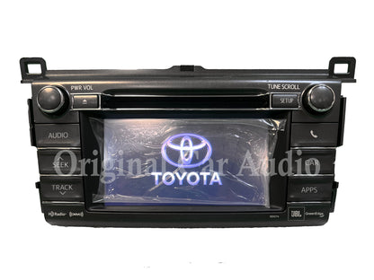 Refurbished BLEMISHED 13-15 Toyota Rav4 OEM JBL Entune Touch Screen SAT Bluetooth MP3 100074