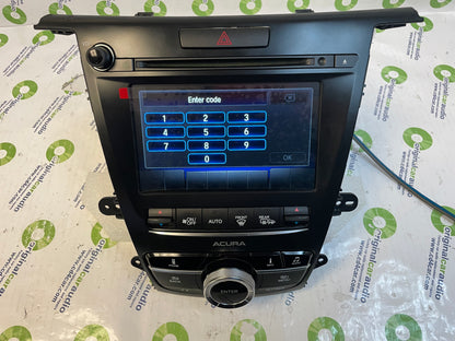 Refurbished 2015 - 2017 Acura TLX OEM Non Navigation Radio Display Screen Receiver w/ Controller
