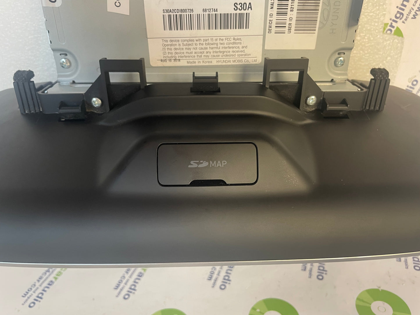 2019 - 2020 HYUNDAI SANTA FE OEM NAVIGATION RADIO DISPLAY AND RECEIVER
