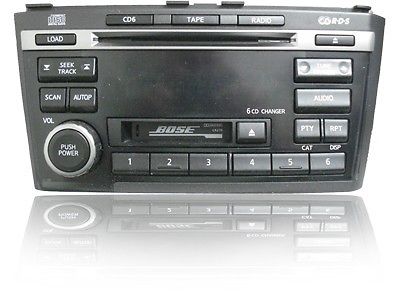 INFINITI I30 I35 Radio Tape Player 6CD Changer BOSE 2000 2001 2003 2004 BLACK