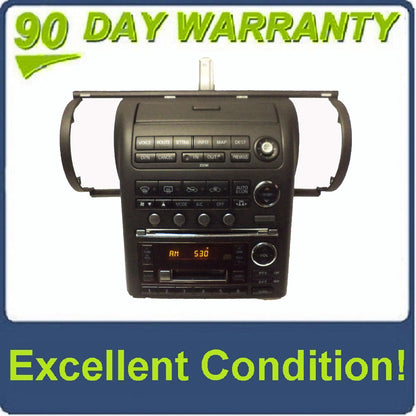 2003 2004 INFINITI OEM G35 Black GPS Navigation Radio Stereo 6 Disc Changer CD Player Tape