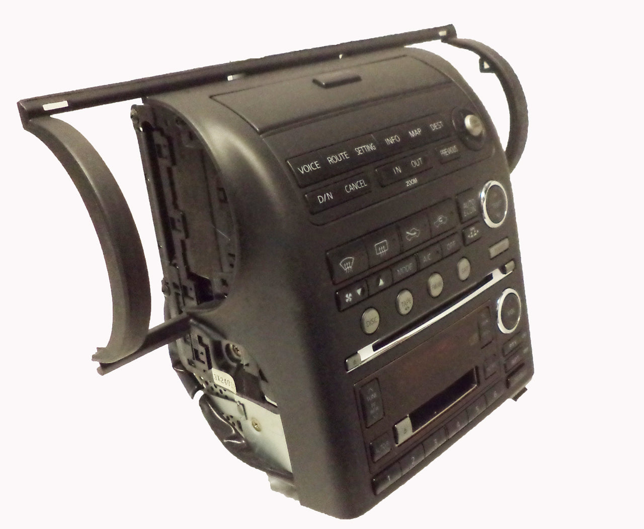 2003 2004 INFINITI OEM G35 Black GPS Navigation Radio Stereo 6 Disc Changer CD Player Tape