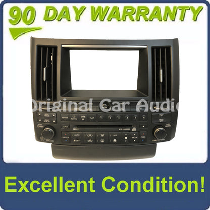 2003 - 2006 Infiniti FX35 FX45 OEM Radio Climate Control Panel Bezel ONLY