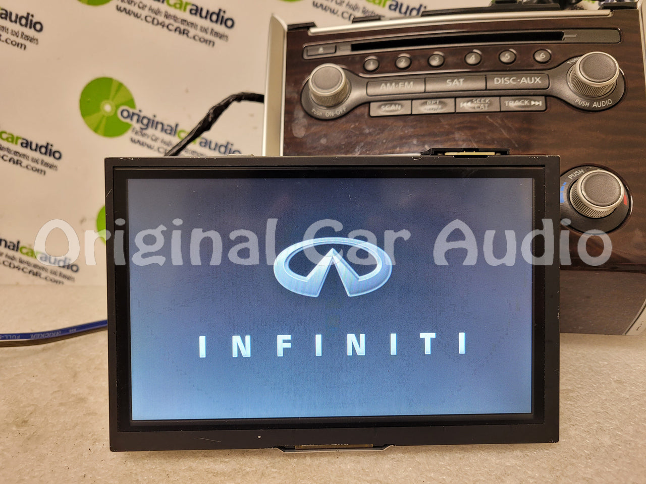 Reman 2014 - 2016 Infiniti Q50 OEM Information Display with New Touchscreen