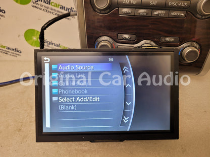 2014 - 2016 Infiniti Q50 OEM Information Multimedia Display Touchscreen