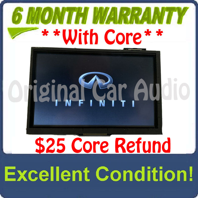 2014 - 2016 Infiniti Q50 OEM Nav Information Multimedia Display Touchscreen