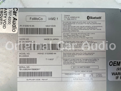 2011 - 2015 Jaguar XJ Land Rover LR4 OEM AM FM Navigation CD Player