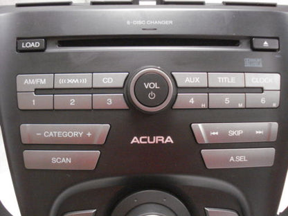 2009 2010 2011 Acura TL OEM Radio XM Aux 6 Disc CD Changer 1BB0