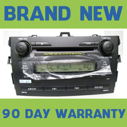 NEW TOYOTA Corolla Radio Stereo 6 Disc Changer MP3 CD Player Factory OEM A518A3 86120-02B20 2009 2010