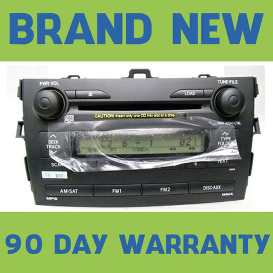 NEW TOYOTA Corolla Radio Stereo 6 Disc Changer MP3 CD Player Factory OEM A51846 86120-02770 2009 2010 2011