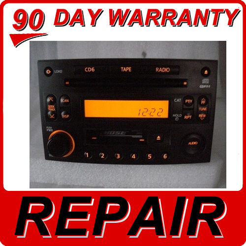 REPAIR ONLY 04 05 06 07 08 09 Nissan 350Z Radio 6 CD Changer 28188-CE801, 28188-CE800, 28188-CF000, 28188-CD000, 28185 CF50B