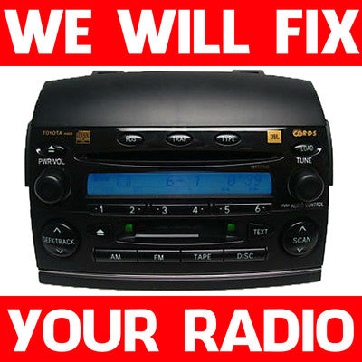2004 2005 Toyota Sienna XLE JBL Radio Tape 6 Changer CD Player REPAIR FIX 86120-AE030 A56828