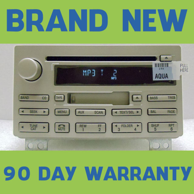 NEW 2003 - 2007 Ford  Lincoln OEM AM FM Radio CD Player Stereo Tape Cassette