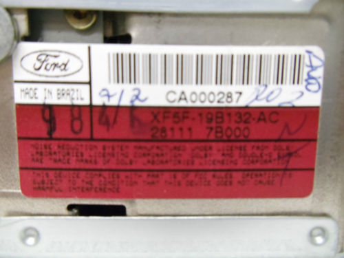 NEW Mercury Villager Nissan Quest Radio Tape Player XF5F-19B132-AC 1999 01 2000 2002
