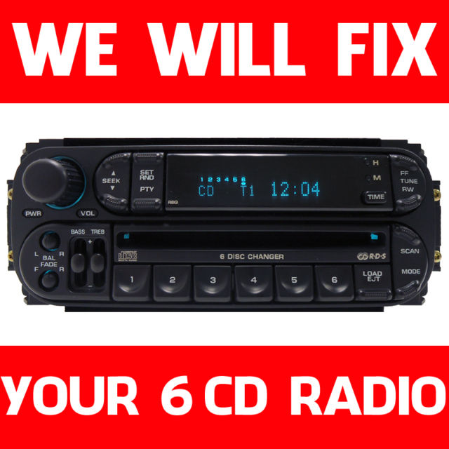 Repair Dodge Jeep Chrysler Dakota Durango Radio 6 Disc CD Changer