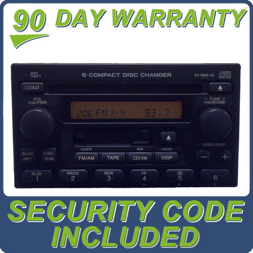 98 99 2000 01 02 Honda Accord CRV Odyssey Radio XM TAPE and 6 CD Changer 39100-S9A-A601 39100-A9A-A200