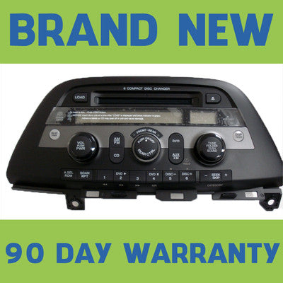 NEW 08 09 10 HONDA Odyssey Radio Stereo 6 Disc Changer MP3 CD Player XM DVD 39100-SHJ-A310 1XU4 2008 2009 2010