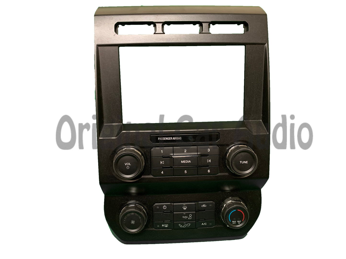 2019 - 2020 Ford F150 OEM 8" Display Radio Single Zone Manual Climate Control Panel Bezel W/ Rear Defrost