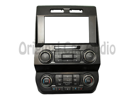 2019 - 2020 Ford F150 OEM 8" Touch Screen NO CD Radio Dual Zone Climate Control  Panel Bezel ONLY