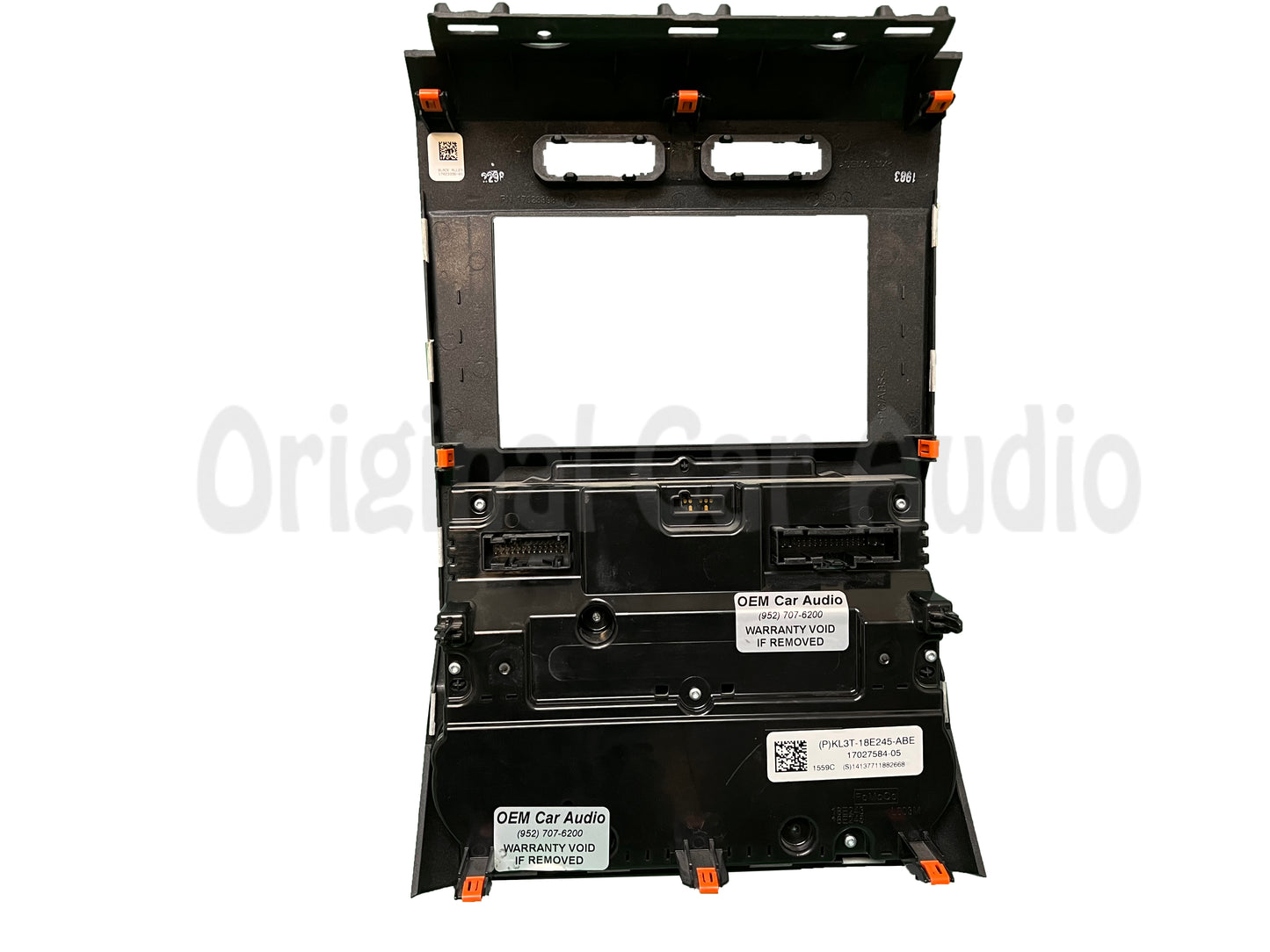 2019 - 2020 Ford F150 OEM 8" Touch Screen NO CD Radio Dual Zone Climate Control  Panel Bezel ONLY