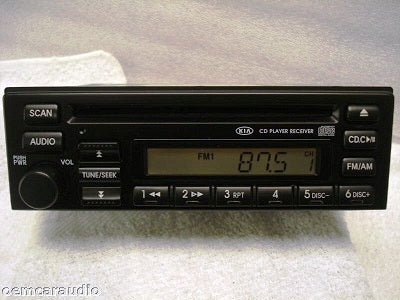 KIA RIO Sedona Sportage Spectra Radio Stereo CD Player Receiver Cd Changer Controls 2000 2001 2002 2003 2004 2005