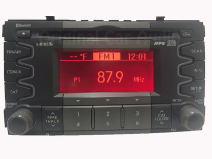 2010 2011 KIA Soul OEM Factory Stereo AM FM XM Radio Bluetooth MP3 CD Player