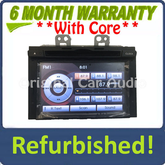 Refurbished 2011 - 2013 Kia Optima OEM Navigation Touch Screen Display Radio Receiver - BLACK