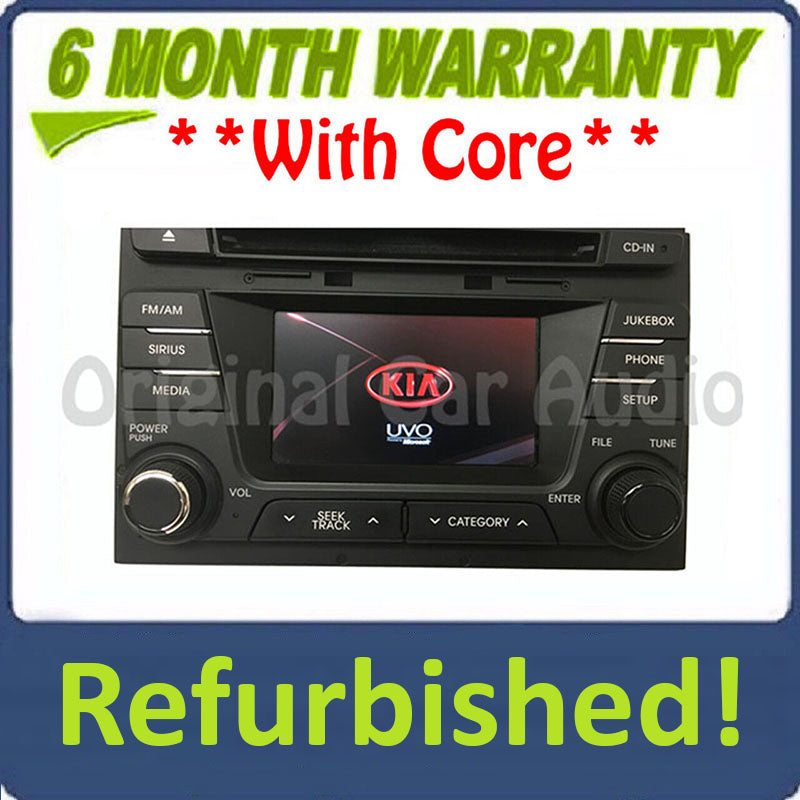 Refurbished 2011 - 2013 Kia Optima OEM Infinity Sound UVO AM FM MP3 SAT HD Radio Jukebox