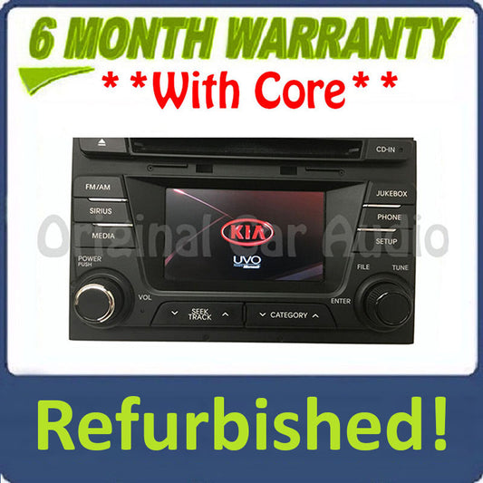 Refurbished 2011 - 2013 Kia Optima OEM Infinity Sound UVO AM FM MP3 SAT HD Radio Jukebox