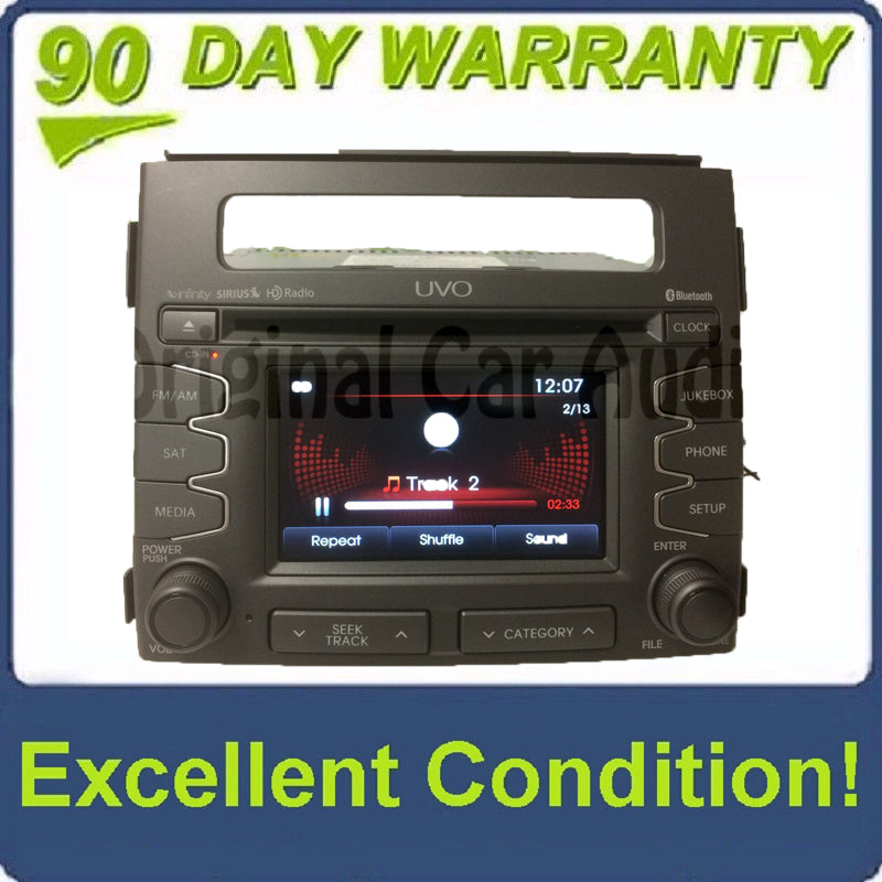 2012 - 2013 Kia Soul OEM UVO Infinity Bluetooth AM FM HD SAT Radio Receiver Gray
