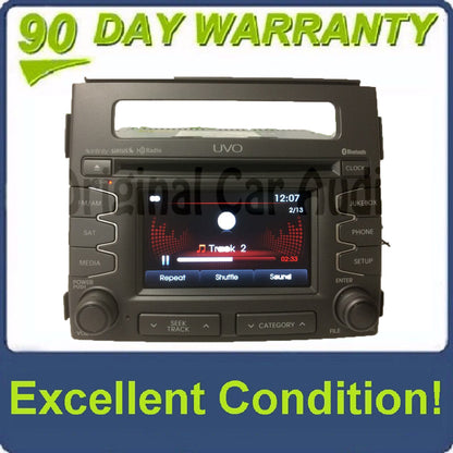 2012 - 2013 Kia Soul OEM UVO Infinity Bluetooth AM FM HD SAT Radio Receiver Gray