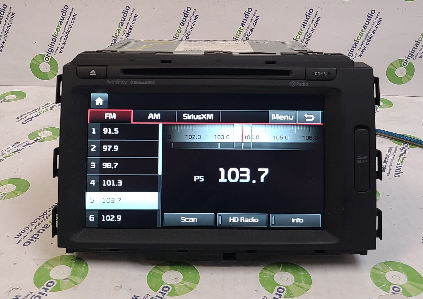 2015 - 2017 Kia Sedona OEM Infinity Navigation Touch Screen HD Radio Receiver