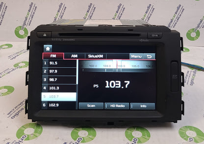 2015 - 2017 Kia Sedona OEM Infinity Navigation Touch Screen HD Radio Receiver