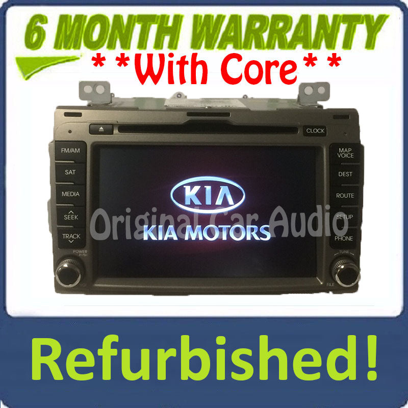 Refurbished 2010 - 2013 Kia Sportage OEM Navigation Radio Sat CD Player Receiver