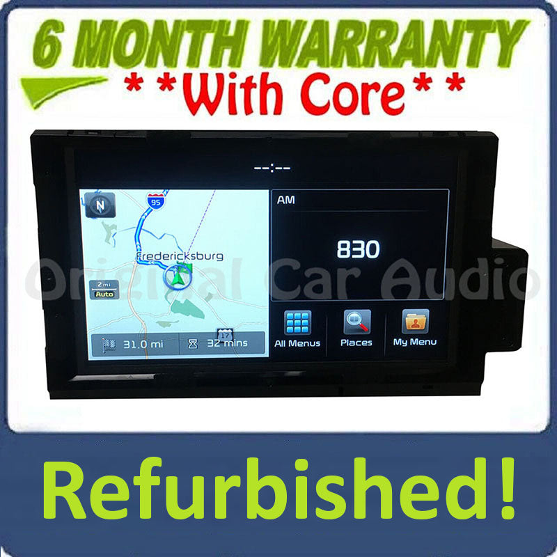 Refurbished 2016 - 2018 Kia Optima OEM JBL Navigation XM AM FM Radio Display Screen w/ CAR PLAY