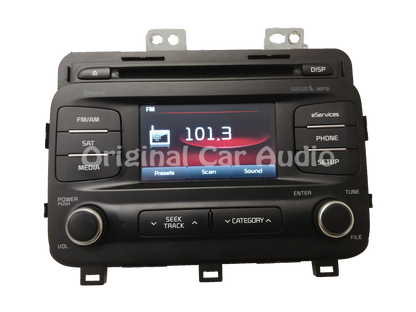2014 - 2015 Kia Optima OEM UVO Single CD Multi Media Bluetooth Sat Radio Receiver