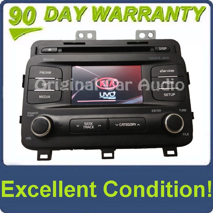 2014 - 2015 Kia Optima OEM UVO Single CD Multi Media Bluetooth Sat Radio Receiver